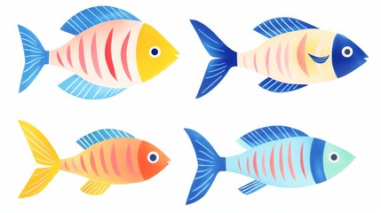 Fototapeta premium fish, colorful fish