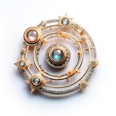 Brooch of space accessories accessory jewelry.