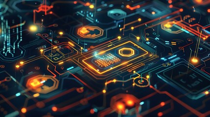 cyber security background