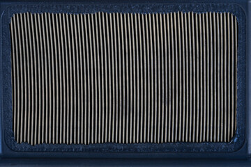 close up of air filter dirty, maintenance car and engineering equipment concept