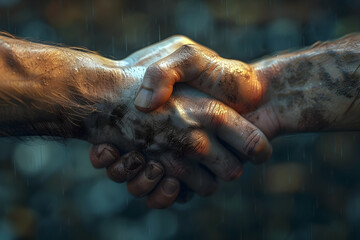 Handshake of Reconciliation and Commitment to Finding Common Ground