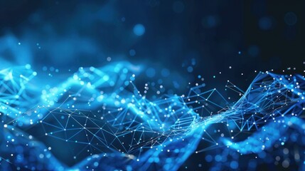 Abstract Artificial Intelligence Technology Cyberspace Concept web background