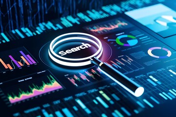 Analyzing Data for Informed Decision SEO Search Magnifying glass