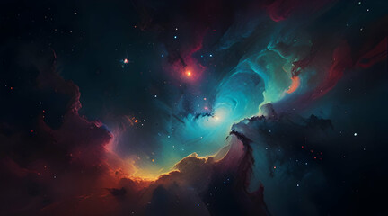 Fototapeta premium lights of space