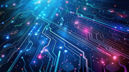 circuit board background tech