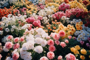 Fototapeta premium Flowers garden outdoors blossom nature.
