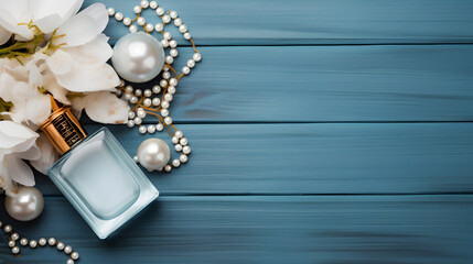Cosmetic perfume and jewelry made of pearls