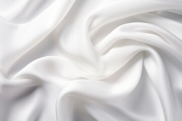 Obraz premium White simple fabric texture backgrounds silk abstract.