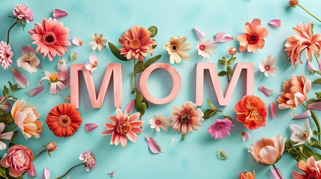 Let s infuse a touch of excitement into the theme of Mother s Day celebration with the prominent MOM letters