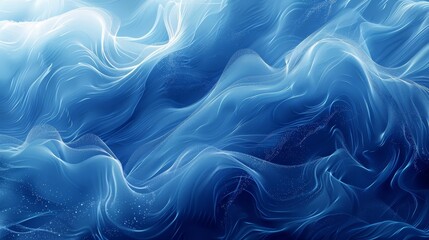 Obraz premium Blue abstract background, looks like an ocean of blue silk or fur.