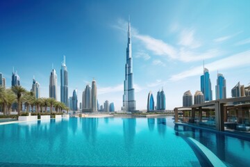 Burj Khalifa Dubai architecture cityscape outdoors