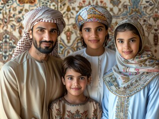 Islamic Family Group Photo