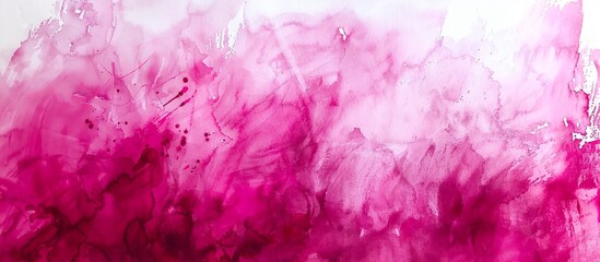 Fototapeta premium Artistic close up of a painting featuring pink paint strokes on a clean white wall, creating a vibrant and modern aesthetic