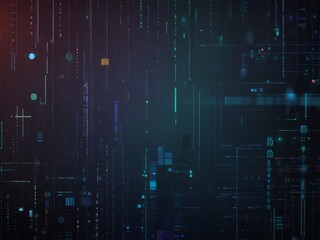 Obraz premium Digital Data Background for Tech