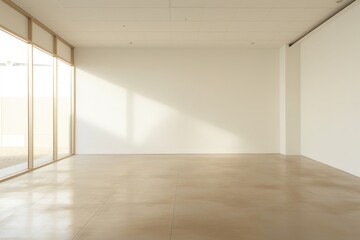 Outside office empty flooring architecture daylighting