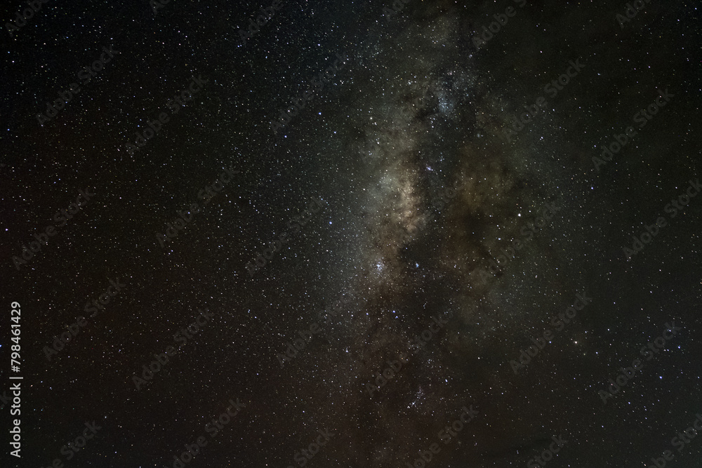 Wall mural milky way galaxy with stars and space dust in the universe