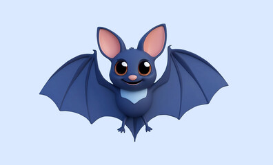 Bat Fly 3D Illustration