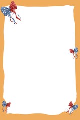 Bear and ribbons Background 