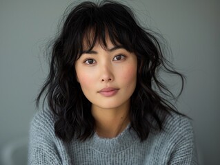 Portrait photos of Japanese girls taken with Polaroid cameras