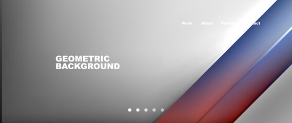 Gradient triangle geometric minimal wallpaper