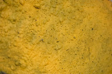 Fragment of graffiti. Trace of spray paint on wall. Spray paint.