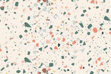 Terrazzo pattern backgrounds confetti floor.