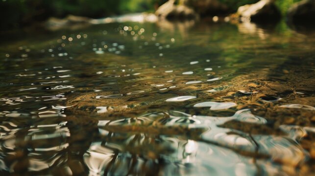 Rocky Stream Vector