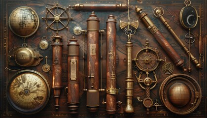 stro-navigation Tools, Illustrate the tools and instruments used for astral navigation