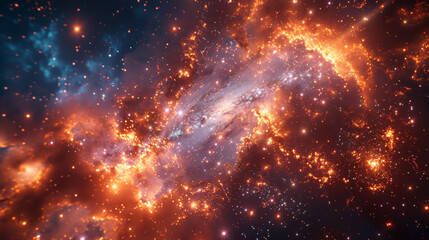 Fototapeta na wymiar Galaxy, Space