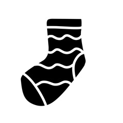 socking silhouette icon 