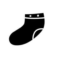 socking silhouette icon 