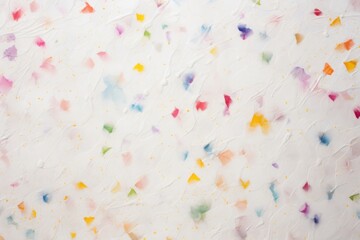 White mulberry paper backgrounds textured confetti.