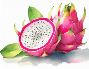 dragon fruit illustration