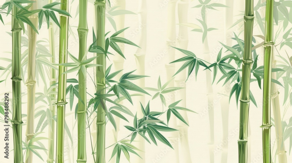 Poster a series of stationery with delicate vertical lines representing the elegant and graceful growth of 