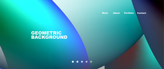 Colorful flowing shapes, wave lines with neon gradients. Vector Illustration For Wallpaper, Banner, Background, Card, Book Illustration, landing page