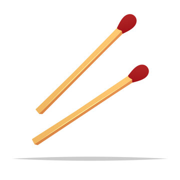 recommend clip art: Match stick vector isolated illustration