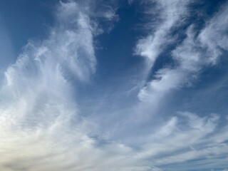 blue sky with clouds