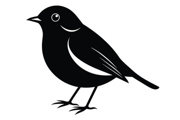 American robin bird species vector design