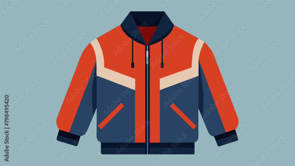 Poster a statementmaking bomber jacket created with both fashion and function in mind with breathable panel