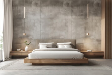 interior design of modern bedroom