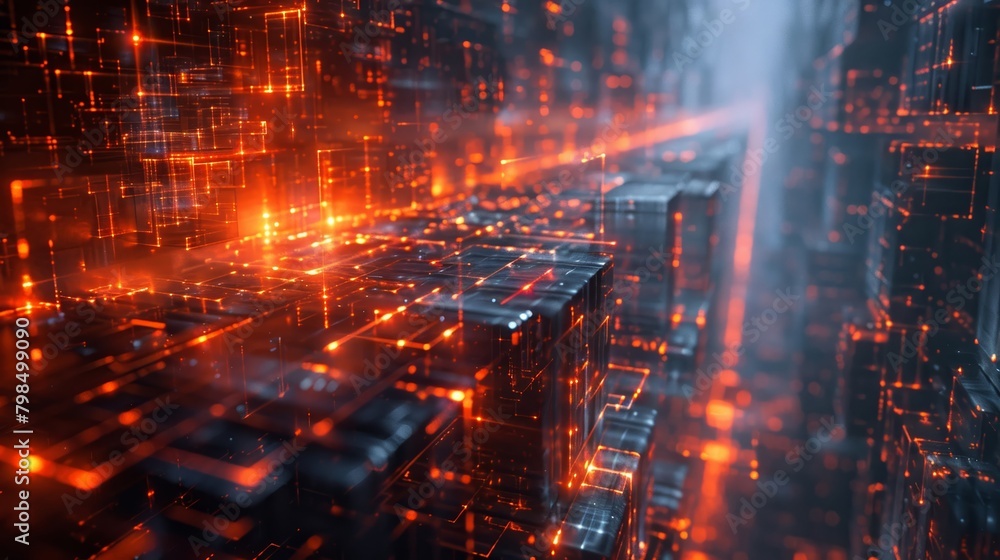 Poster the display of firewall security in a virtual stronghold