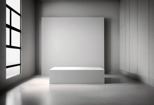 'floor shadow podium light studio top cement splay bar White kitchen wall cosmetic product Empty room texture poduim background desk surface dais sunlight'