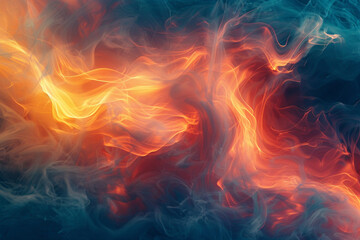 Abstract flames creating a mesmerizing backdrop.