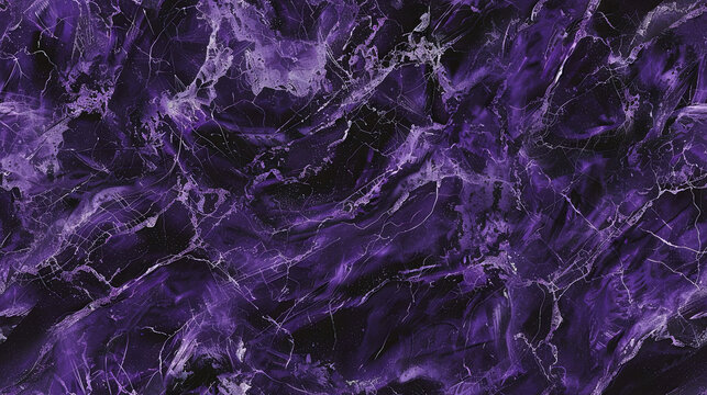 Seamless tileable purple marble background texture wallpaper. Generative AI