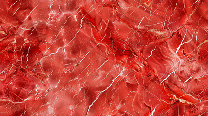 Seamless tileable red marble background texture wallpaper. Generative AI