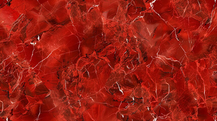 Seamless tileable red marble background texture wallpaper. Generative AI