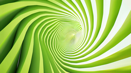 Lime-green lines intersecting and overlapping, creating a mesmerizing optical illusion.