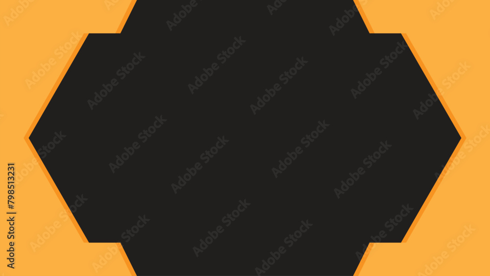 Aufkleber simple abstract background design with a combination of black and yellow, ppt background