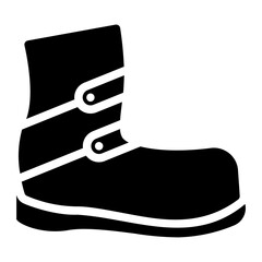 boot glyph icon