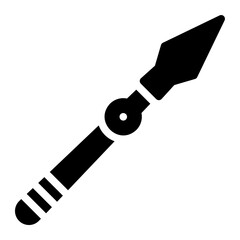 spear glyph icon